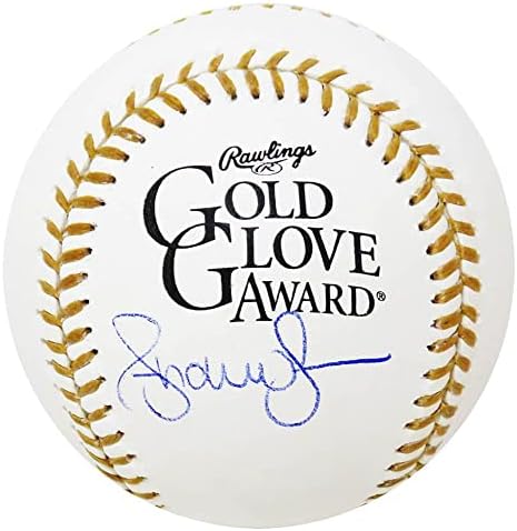Andrija Jones potpisao je zlatnu rukavicu Roulings s logotipom MLB baseball lige-MLB rukavice s autogramom