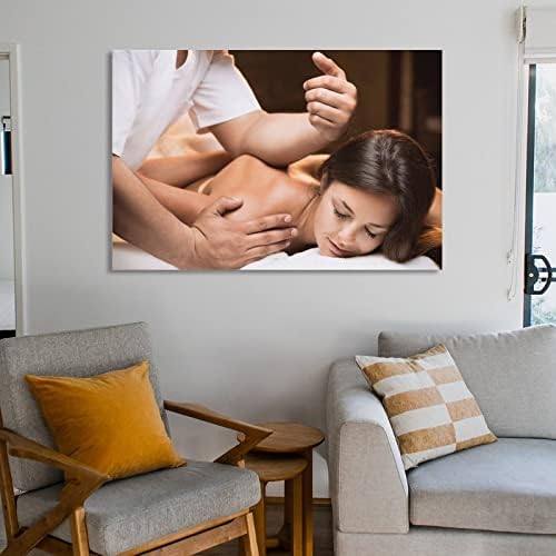 Plakat kozmetičkog salona za masažu cijelog tijela SPA plakat platno Slikarstvo zidni umjetnički plakat za spavaću sobu dekor dnevne
