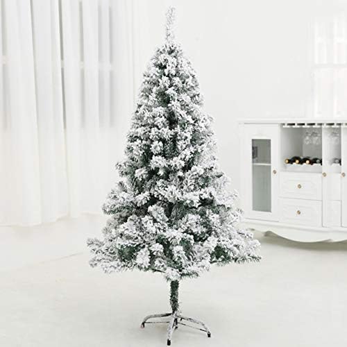 ZPEE Umjetni snijeg snijega božićno drvce, materijal PVC zglobovo golo stablo s metalnim postoljem lako sastavljanje golog drveta božićni
