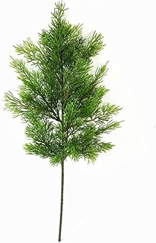 Mini umjetno zeleni list čempresnog drveta, Xmas borovi božićni drvci pribor za božićnu umjetnu biljku