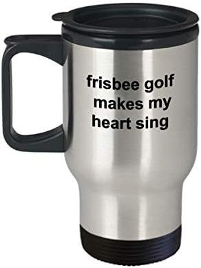 Frisbee golf putnička šalica Smiješna sarkastična noviteta za kavu poklon ideja
