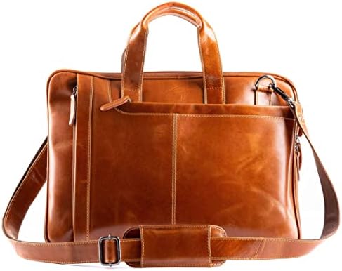 Liberty koža 15,6 ”originalna kožna torba za laptop torbe za medija za muškarce i žene