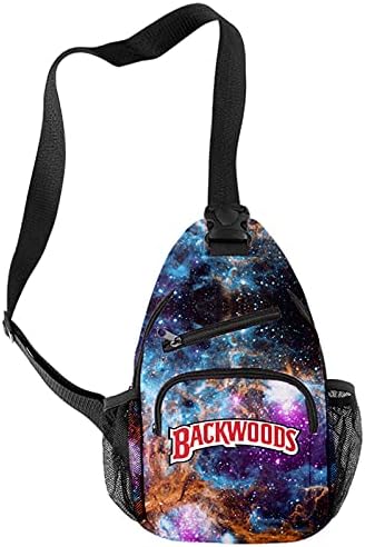 Handafa unisex modna jednostruka torba za backwoods Sling ruksak Galaxy Print Daypack
