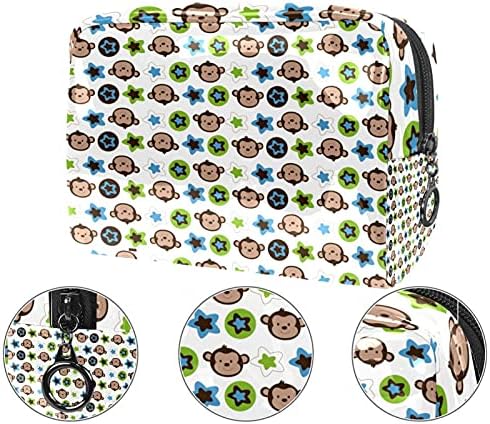 Majmunska kozmetička vrećica kućišta za skladištenje prijenosnih toaletnih torbica 18.5x7.5x13cm/7.3x3x5.1in