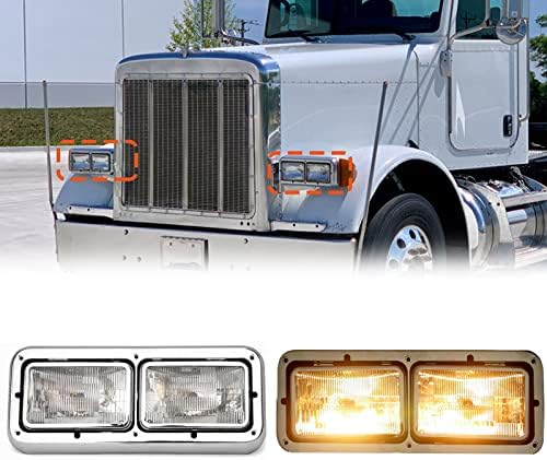 Sklop prednjih svjetala par sklopova prednjih svjetala za kamione serije 900 900 9800 9600, 979 s prednjim svjetlima