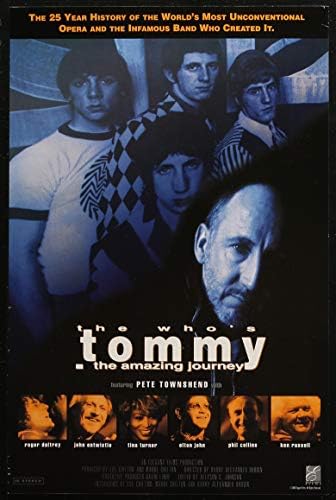 The Who's Tommy The Amazing Journey 14x21 Originalni promotivni plakat 1993. 25. godišnjica dokumentarnog filma