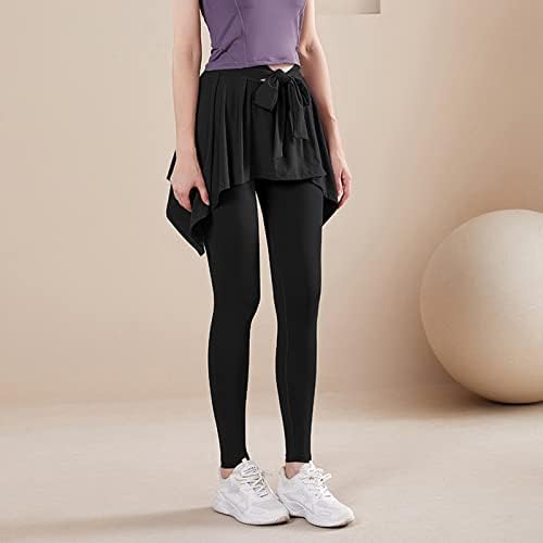 Joga hlače Podizanje za žene plus veličine visokog struka Fitness Sports Wear Odjeća za teretanu udobne hlače suknja joga
