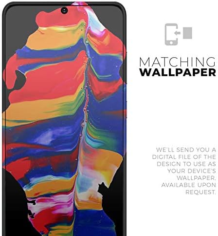 Dizajn Skinz Tekuća Sažetak boja V75 Zaštitni vinil naljepnica omota kože Kompatibilno sa Samsung Galaxy S20