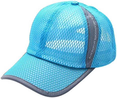 Muška Ženska mrežasta bejzbolska kapa Prozračna izdubljena kapa za sunčanje sport na otvorenom krema za sunčanje podesiva teniska kapa