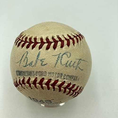 Vintage 1948 Babe Ruth Facsimile potpisala Ford Motor Company Mini Frick Baseball - Autografirani bejzbol