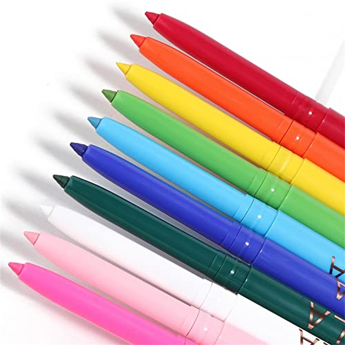 Olovke za oči za žene-vodootporne, otporne na mrlje - sjajna tekuća olovka u boji koja stvara profesionalnu šminku za oči za žene