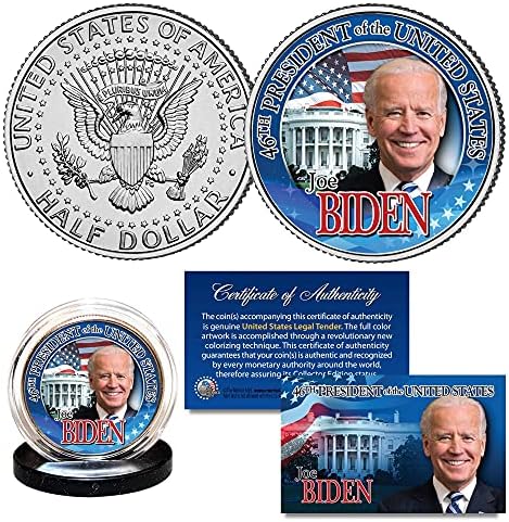 Merrick Mint Joe Biden 46. predsjednik američkog službenog JFK -a Bijela kuća s pola dolara