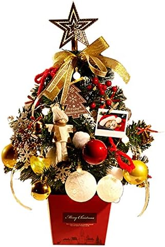 Solarno dvorište statue i skulpture Zlatni blistavi ukras božićnog drvca božićni ukrasi kućni dekor za zabavu vođeni tabletop mini