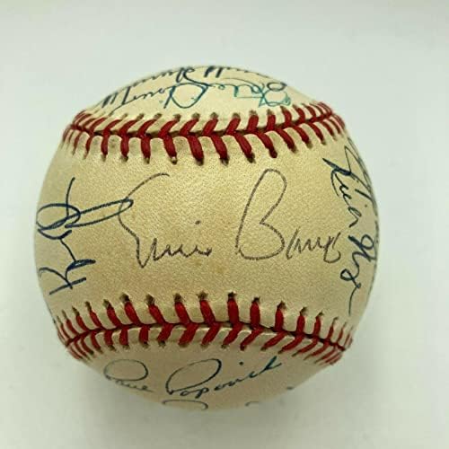 1969. Chicago Cubs tim potpisao je bejzbol Ernie Banks Billy Williams Santo JSA CoA - Autografirani bejzbol