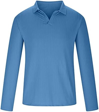 Naittoop muške košulje s dugim rukavima muškarci lagani i prozračni patentni zatvarač gornjeg muškog ležerne solidne košulje za golf