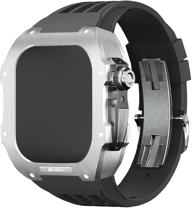 FKIMKF SATH BEND BAND ， za Apple Watch Band 44 mm 45 mm pribor za metalni okvir za metalni okvir ， za IWatch Series 8 7 6 5 SE Zamijenite