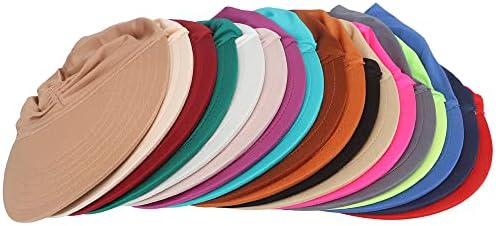 Žene elastično upf 50+ UV zaštita široka brim plaža sunčana vizir konjski rep ljetni šešir na otvorenom