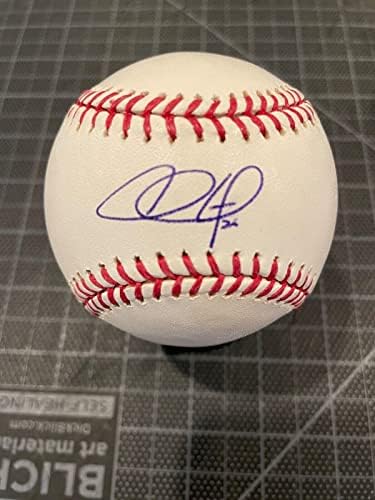 Chase Utley Phillies Dodgers Single potpisani bejzbol JSA Mint Petco 790 - Autografirani bejzbol