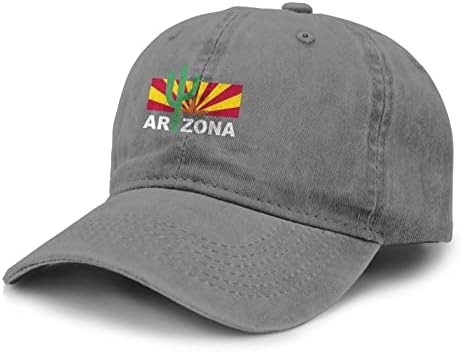 Uniseks za odrasle Vintage podesiva bejzbolska kapa Traper šešir kaktus Zastava Arizone Novi Šeširi kamiondžija oprani