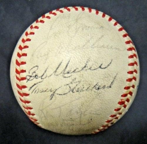 1965. St Louis Cardinals potpisali su poplavu bejzbola Carlton Boyer Gibson 28 Potpisa - Autografirani bejzbol
