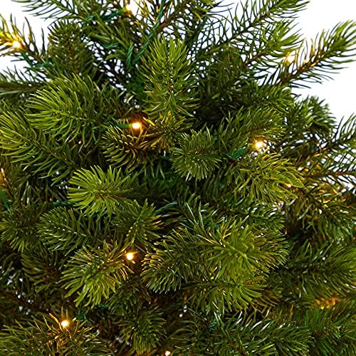 4ft. Slim Colorado Mountain smreka Umjetno božićno drvce s 150 toplih bijelih mikro LED svjetla i 360 savijanih grana