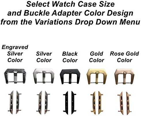 Virgo Zodiac Band Set kompatibilan s Apple Watch SE 6 5 4 3 2 1 Sve serije 38 mm 40 mm 42 mm 44 mm smeđa kožna remenica i ogrlica od