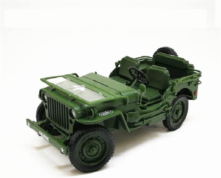 Legura razmjera 1/18 iz Drugog svjetskog rata Taktički terenski terenski ratni stroj Jeep model lijevani model ratnog stroja za kolekcionarski