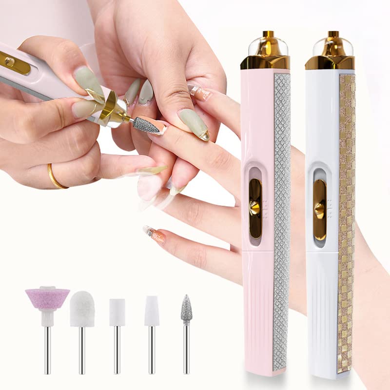 Prijenosni električni stroj za bušenje noktiju ， Professional Manicure Pedicure Kit, električni set datoteka za nokte, bežični električni
