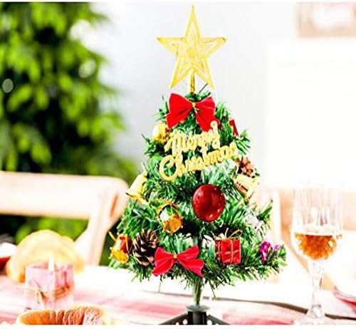 NJIA stolni božićno drvce Umjetna božićna stabla Umjetna mini božićna radna površina borova, DIY Crafts Mini Pine Tree za Xmas, Home,