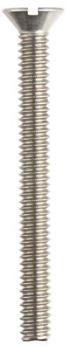 Mali dijelovi 18-8 strojni vijak od nehrđajućeg čelika, glatka završna obrada, ravna glava, pogon s prorezima, u skladu sa standardom