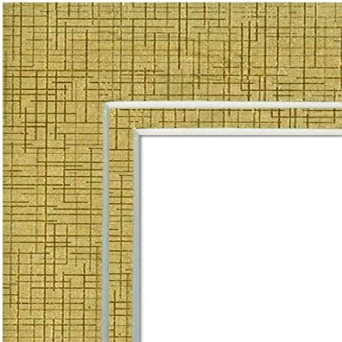 MyFramestore Imperial Frames zlatno obojena teksturirana dvostruka mattboard