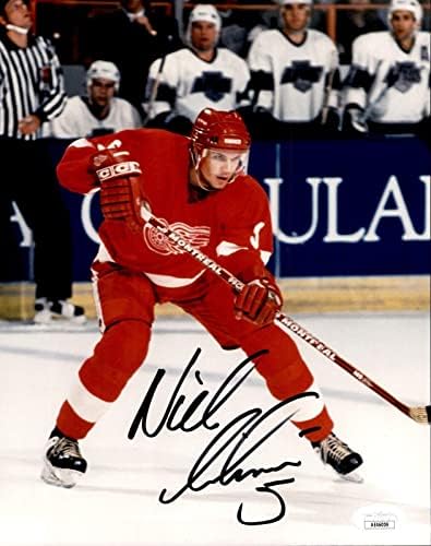Nicklas Lidstrom potpisao Detroit Red Wings Photofile 8x10 Photo JSA CoA - Autografirane NHL fotografije