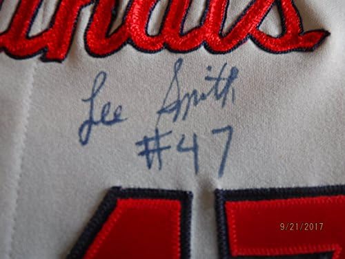 Lee Smith 47 Potpisan kardinals stil bejzbol dres -jsa -jsa autentificirano