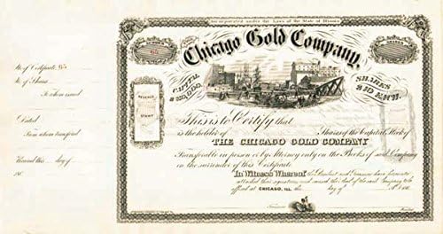 Chicago Gold Co. - Potvrda o razmjeni