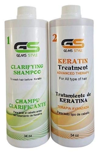 GS Brazilski keratinski tretman za izravnavanje kose - Formaldehid Free - 1000ml / 34oz Professional Blowout kosa ravnanje dugotrajno