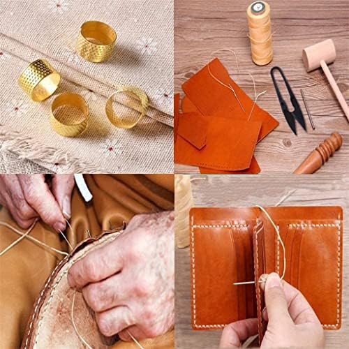Gretd svestrana kožna torbica za popravak kože s awl, voskom naklona, ​​groover, vuna dauber, kožni kompleti za početnike