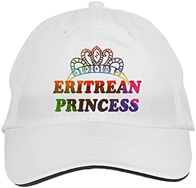 Makoroni - Eritrejska princeza princeza Hat podesiva kapica, desl7 bijela