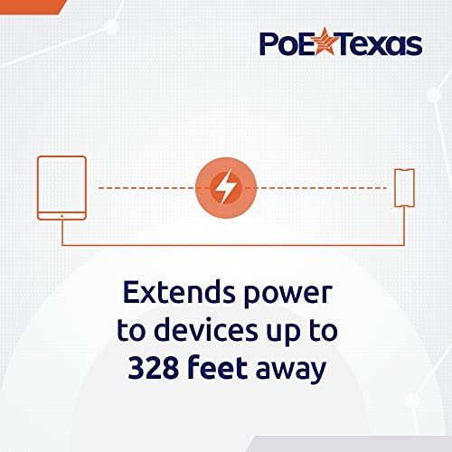 Poe Texas Poe Power za USB-C uređaje, uključujući Google Wifi & Raspberry Pi-za POS sustave, Digital Signage & More, 802.3af Poe do