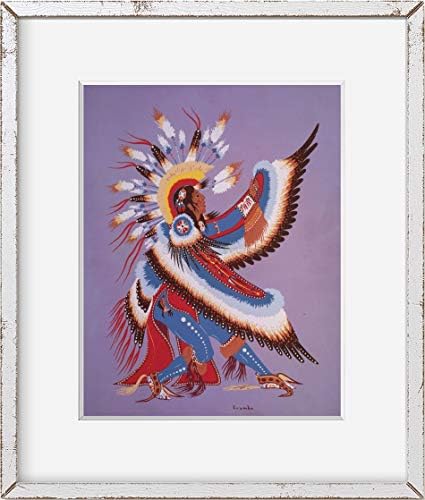 Beskonačne fotografije Foto: Eagle Dancer | Crumbo | 1952 | Američki Indijanac | Ples | Kostim | Povijesna zidna umjetnost