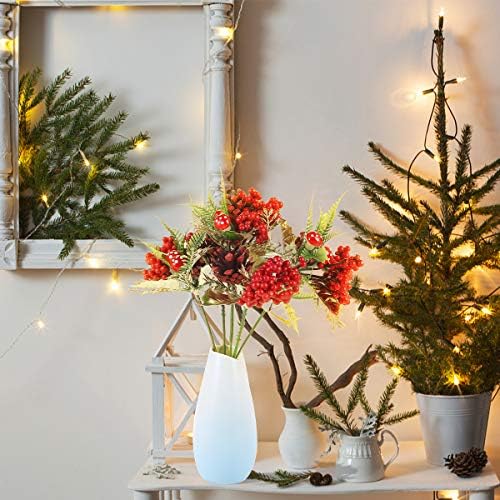 5 PCS božićno drvce Viseće ukras Umjetna ukrasa bobica božićnih ukrasa