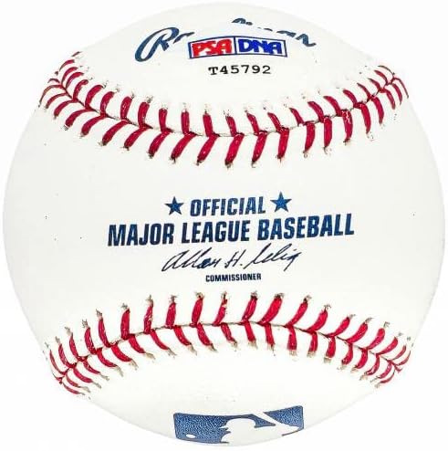 Ernie Banks Autografirani službeni MLB bejzbol Chicago Cubs Hof 77 PSA/DNA T45792 - Autografirani bejzbols