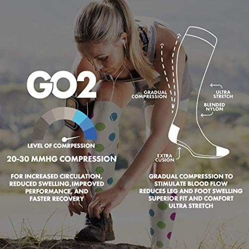 GO2Socks ženska standardna atletska kompresija