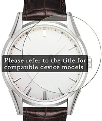 Synvy [3 pakiranje] Zaslon zaslona, ​​kompatibilan s Mens Timex Easy Reader TW2P75800 TPU Film Smartwatch Smart Watch Protectors [Ne