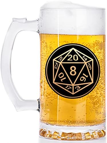 Personalizirana šalica D&D šalica Gamer Dnd šalica Prilagođena piva Steins staklena piva Tankard Gamer Poklon 144/0,5L/17 unci