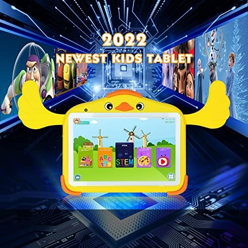 Tablet za djecu Tablet 10 inč s futrolom uključen Android 11 Kids Tablets za malu djecu 2 GB 32 GB, djeca uče tablet za mališani s