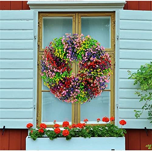 Trexd proljetni vijenac vjenčane cvjetne biljke vrtovi dekor prednjih vrata poklon