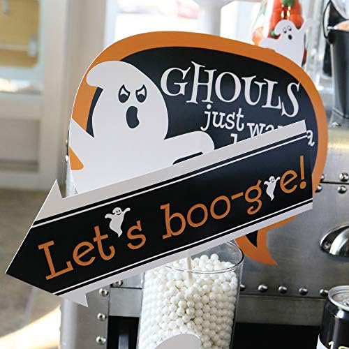 Velika točka sreće smiješno sablasni duh - Halloween Party Photo Booth Recrs Kit - 10 komada