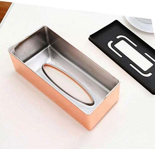 Shypt Moderni poklopac kutije za metalno tkivo za jednokratno papirnato tkiva lica, pravokutni držač za odlaganje na kupaonici ispraznost,