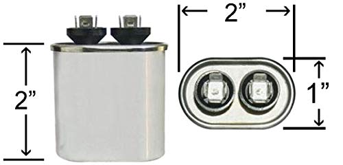 Climatek ovalni kondenzator - odgovara nosaču hc90aa007 | 7,5 UF MFD 370/440 VAL