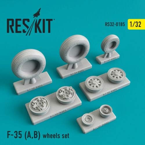 RESKIT RS32-0185 - 1/32 - F -35 Kotači Set Detalji smole